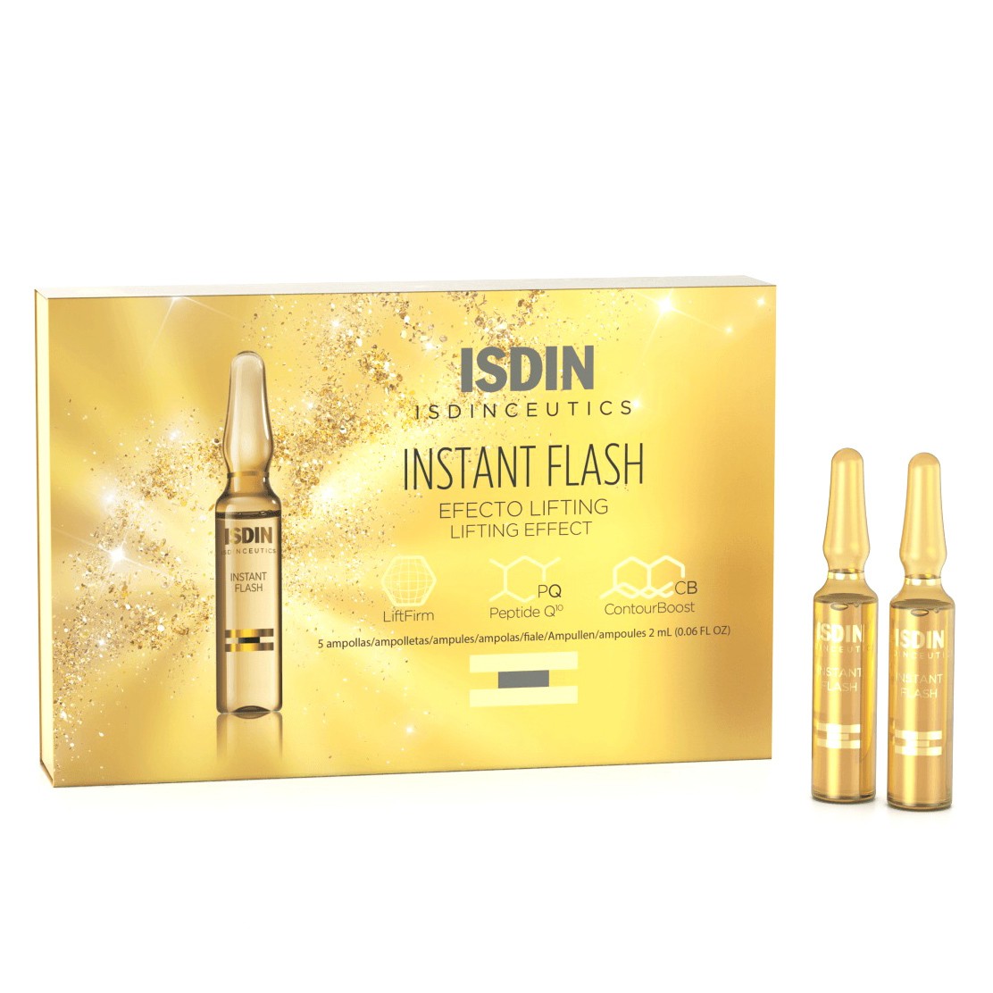 Imagen de Isdinceutics instant flash 5 ampollas