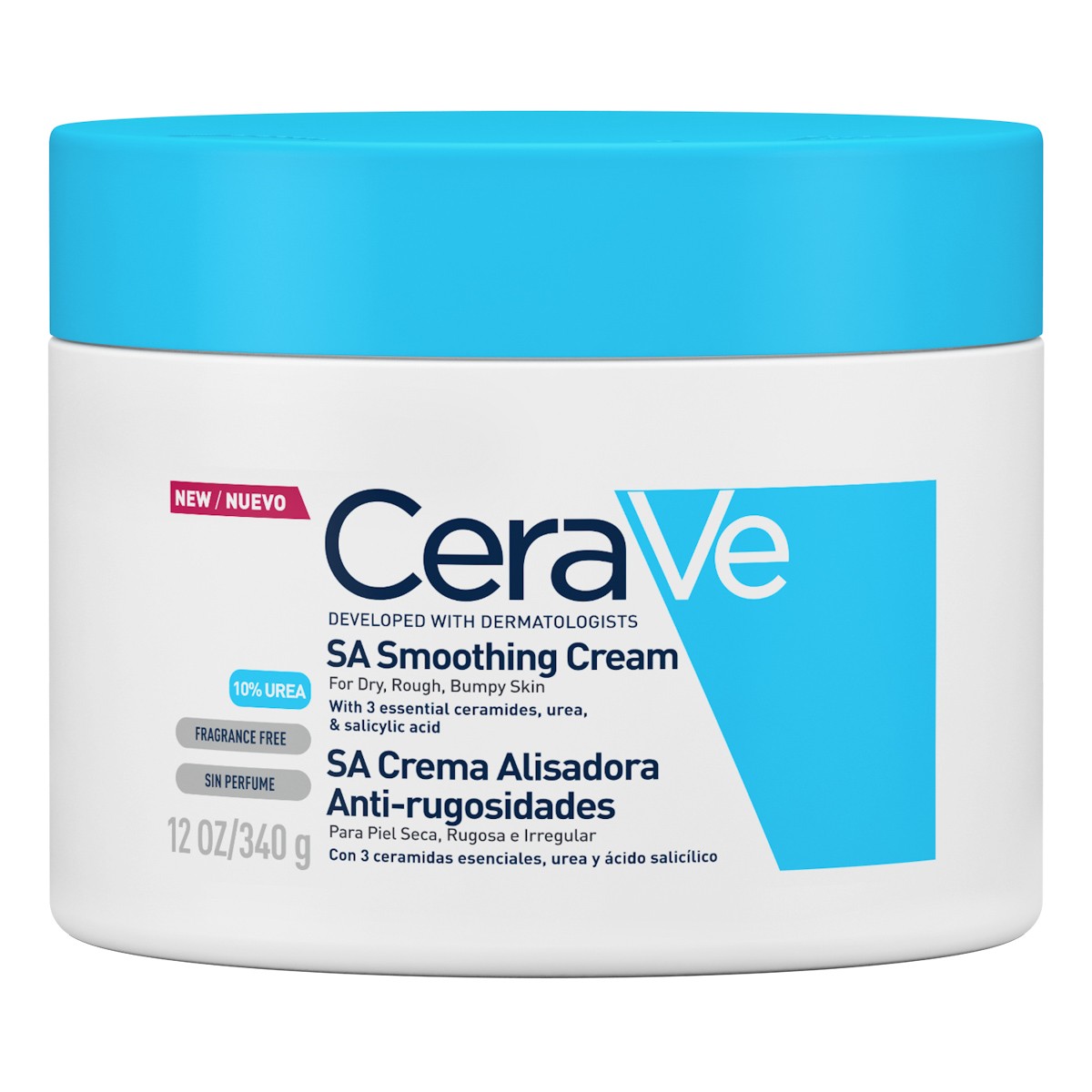 Imagen de Cerave crema hidratante alisadora antirugosidades 340ml