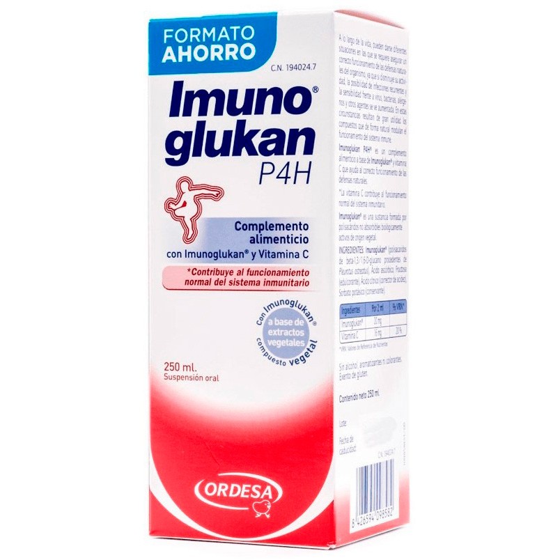 Imagen de Ordesa Imunoglukan p4h jarabe 250ml