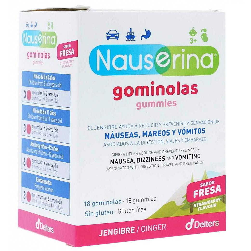 Imagen de Nauserina gominolas fresa 18 uds