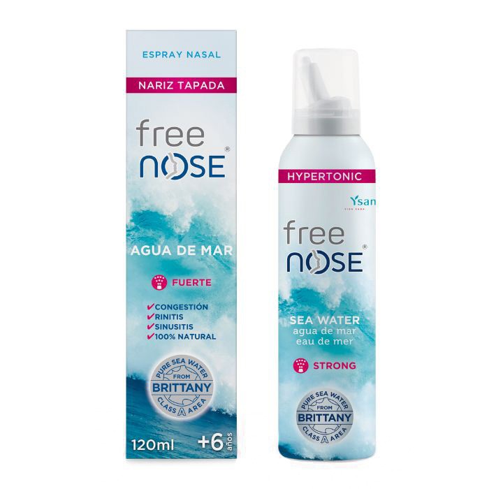 Imagen de Ysana Free Nose agua de mar hipertónica fuerza, 120ml