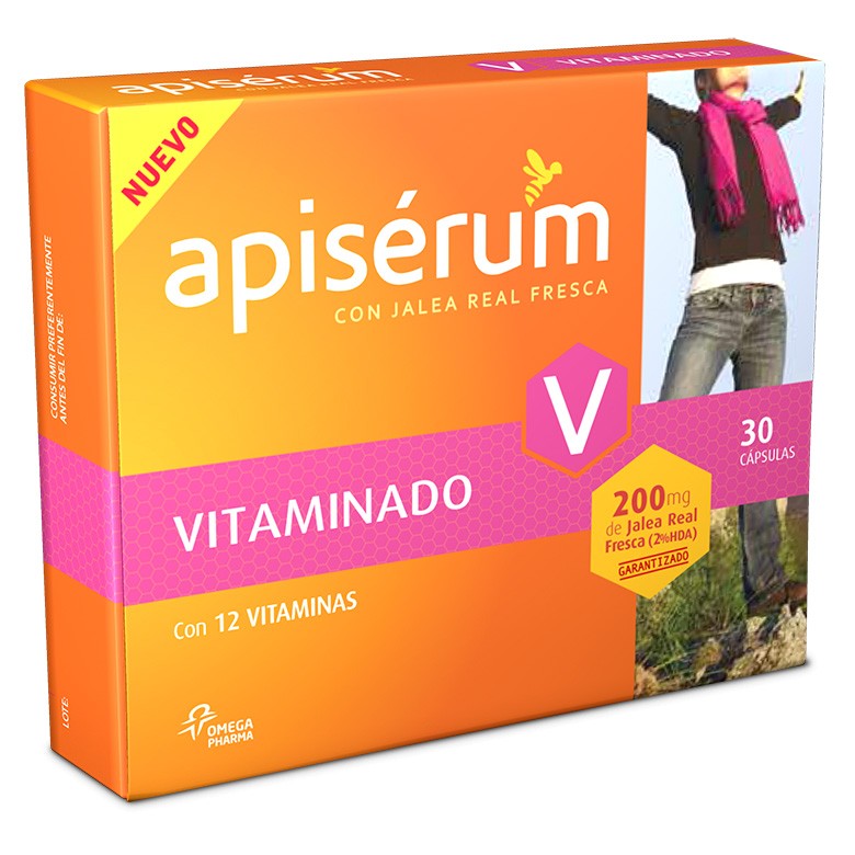 Imagen de Apiserum vitaminado 3 x 30 cápsulas