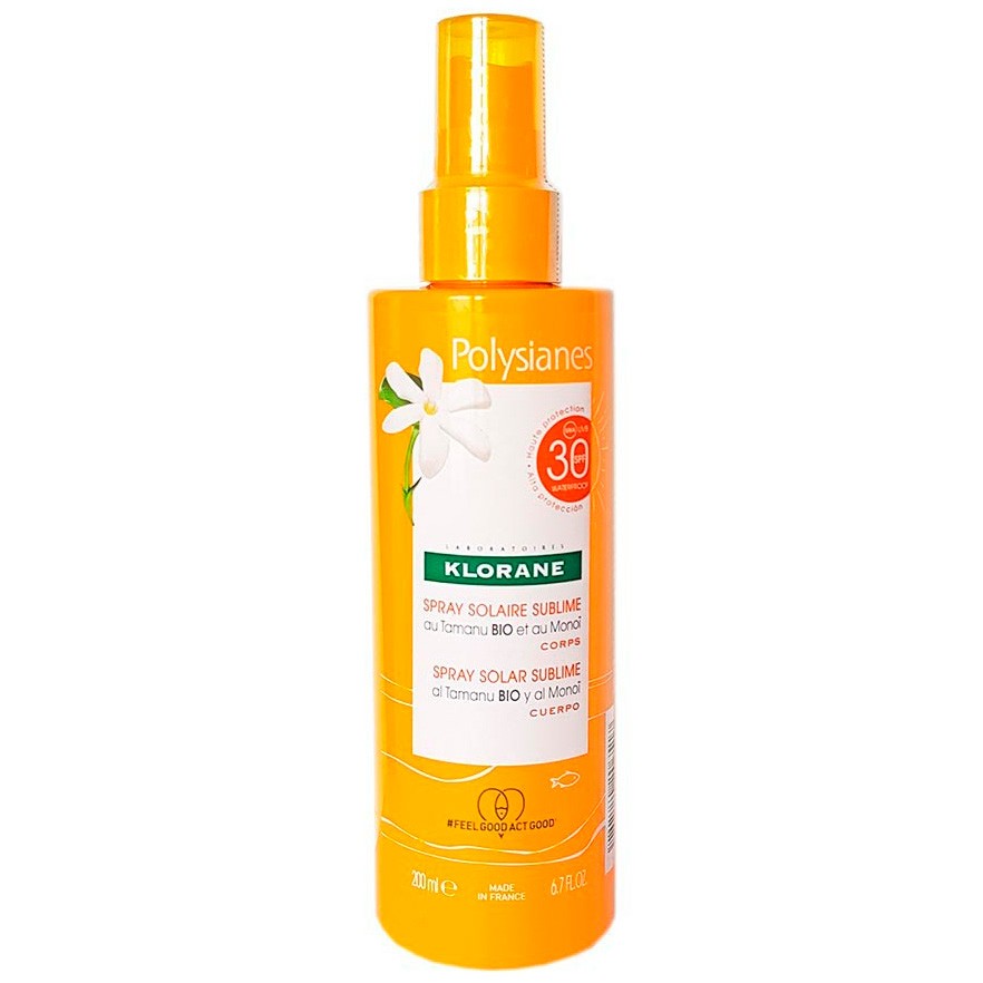 Imagen de Klorane polysianes spray solar SPF-30 200
