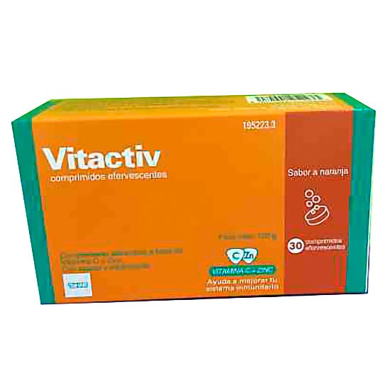 Imagen de Vitactiv 30 comprimidos efervescentes