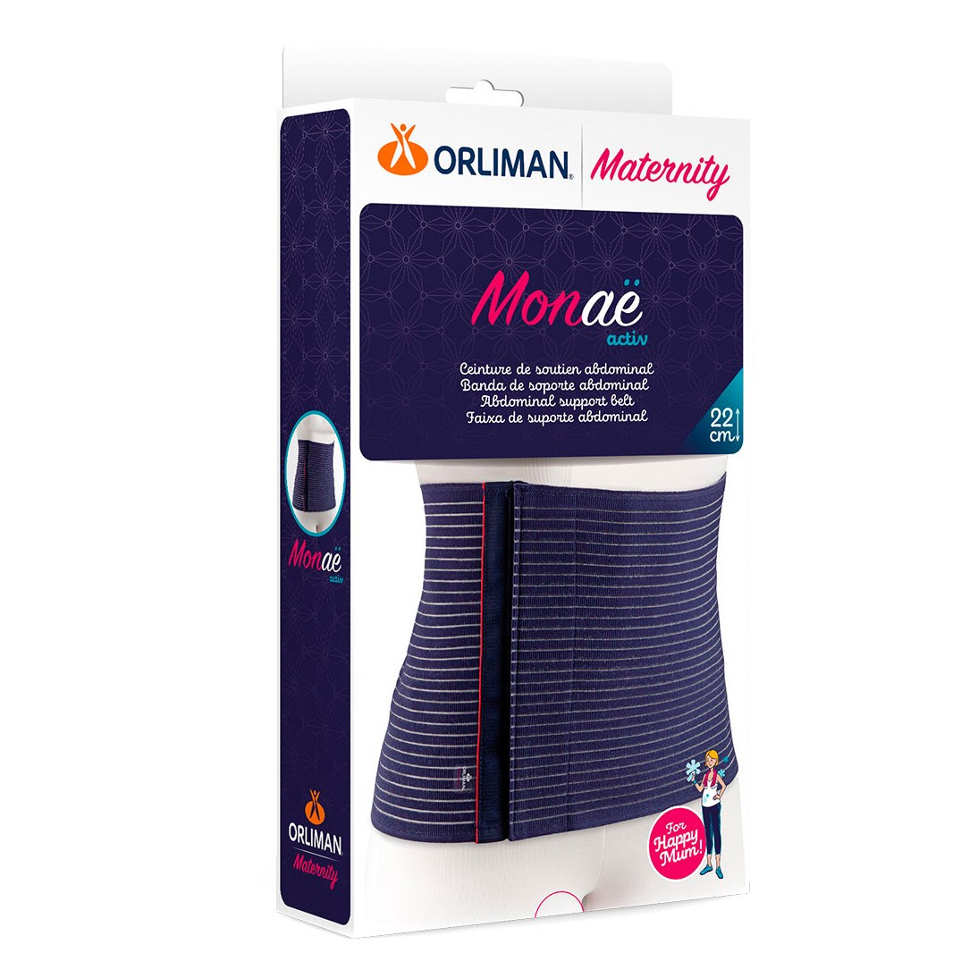 Imagen de Orliman banda abdominal elástica maternity talla 1