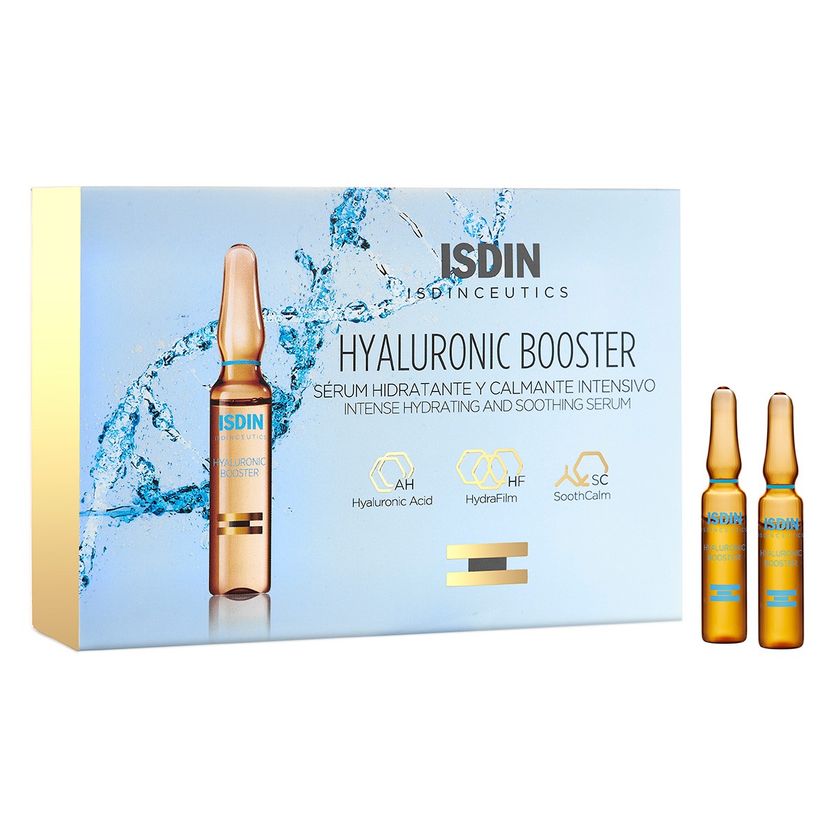 Imagen de Isdinceutics hyaluronic booster 30 ampollas