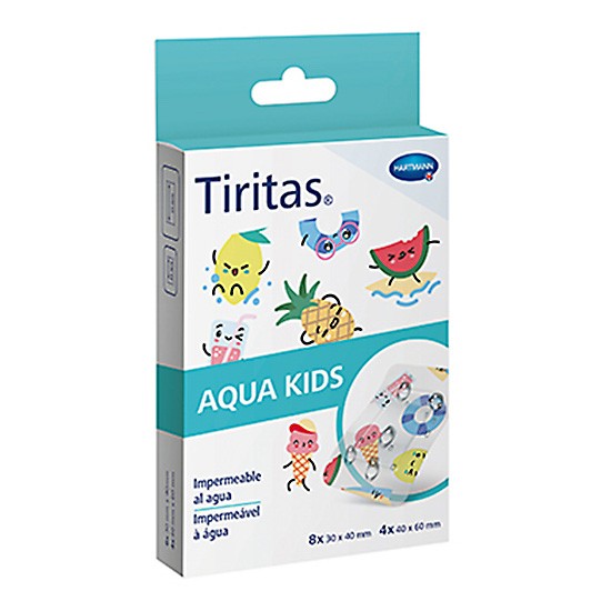 Imagen de Hartmann tiritas aqua kids 2 tamaños 12u