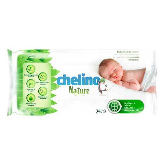 Imagen de Chelino nature toallitas infantil 24 und