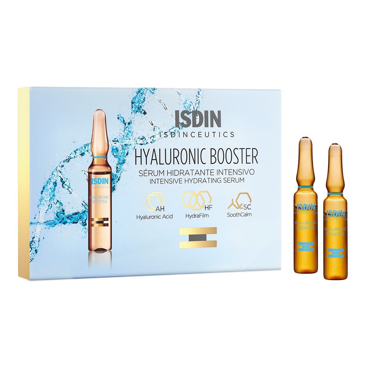 Imagen de Isdinceutics hyaluronic booster 10 ampollas