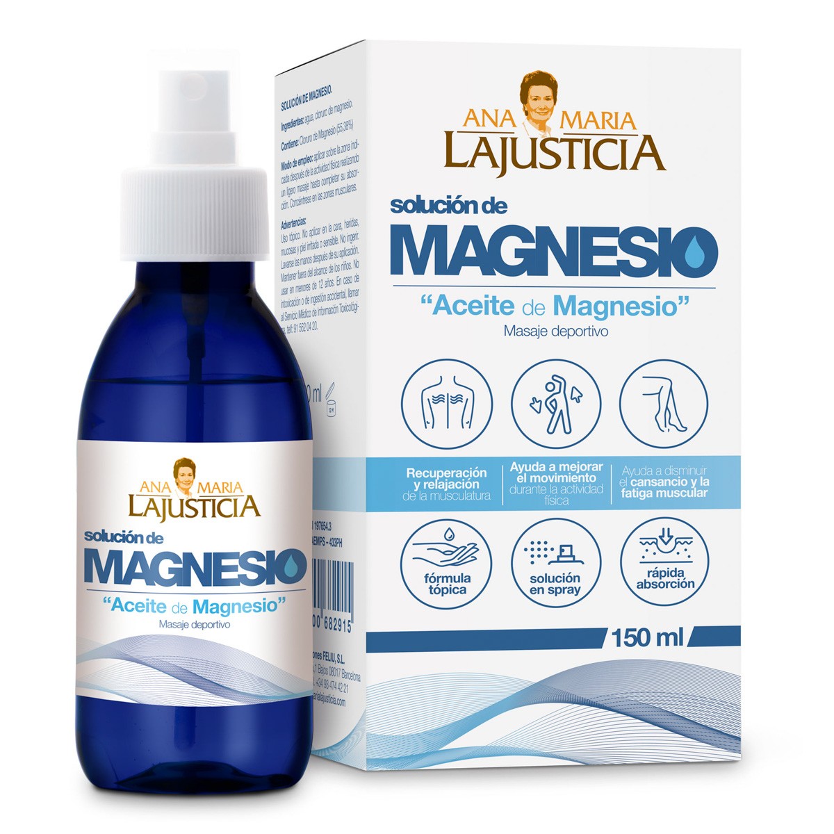Imagen de Ana maria Lajusticia aceite de magnesio 150ml