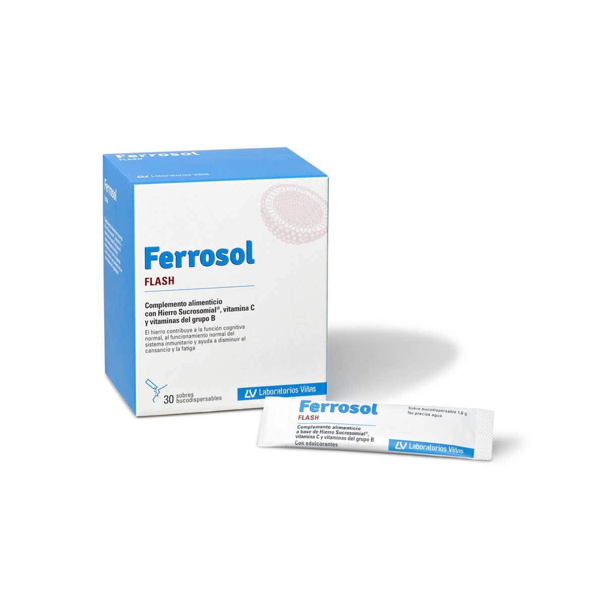 Imagen de Ferrosol Flash 30 sobres