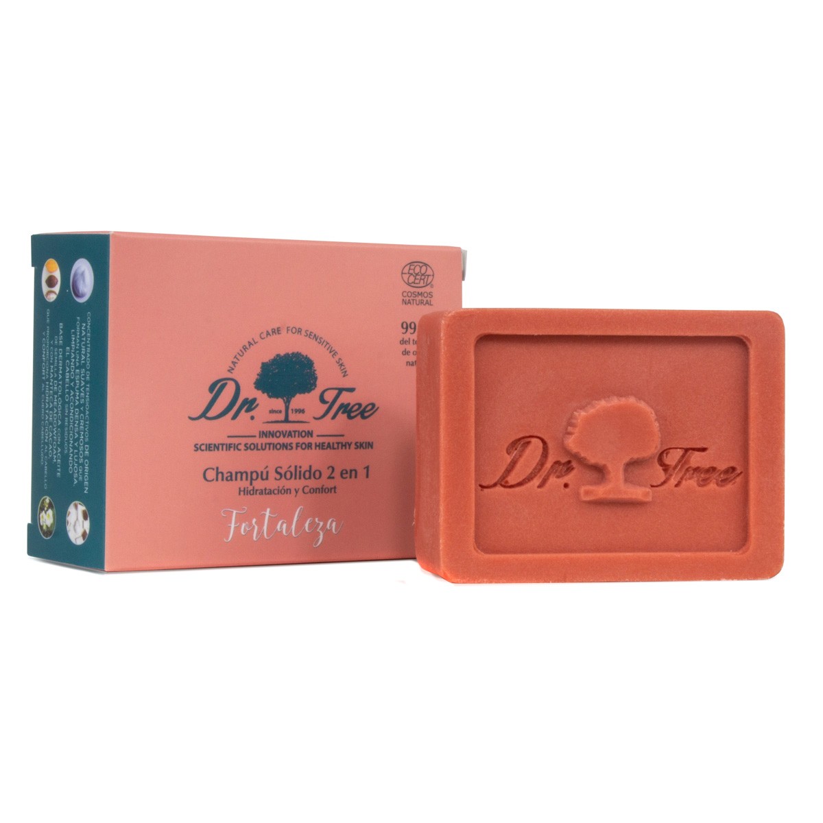 Imagen de Dr. Tree Champú sólido 2 en 1 fortaleza 75g
