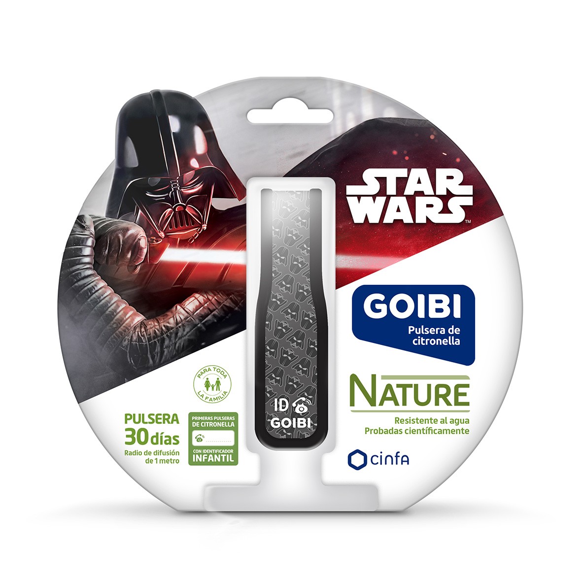 Imagen de Goibi Star Wars Darth Vader pulsera citronella 1u