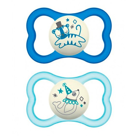 Imagen de Mam Baby baby chupete air noc 6 azul silic