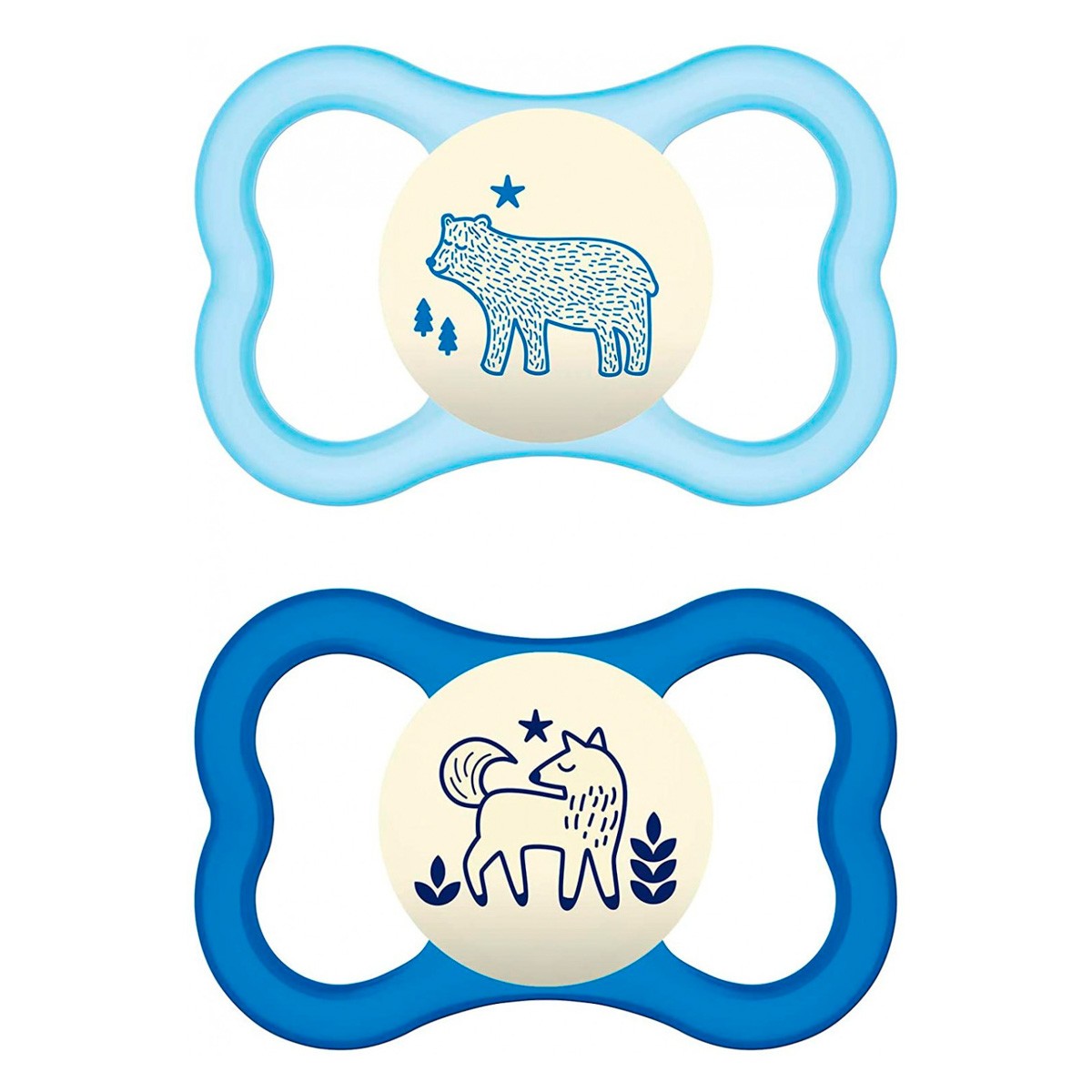 Imagen de Mam baby chupete air 6+ azul silicona