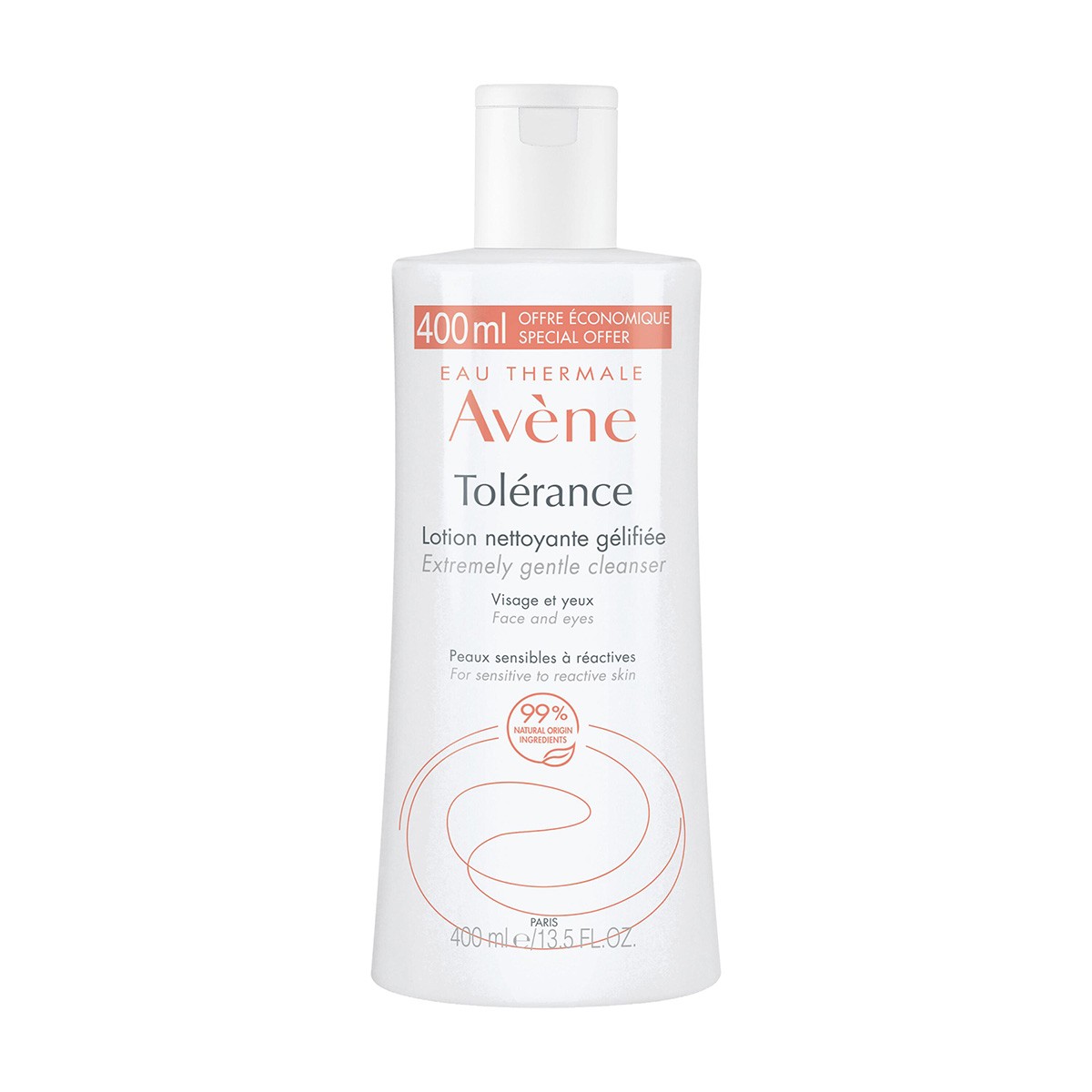 Imagen de Avene tolérance loción limpiadora gelificada 400ml