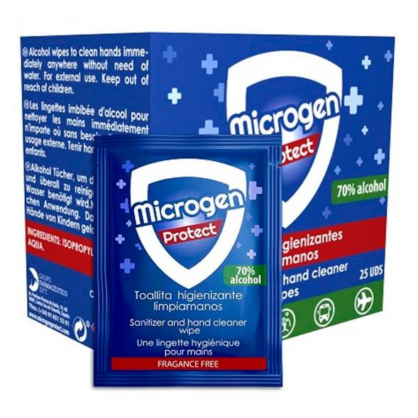 Imagen de Microgen toallitas desinfectantes 25u.