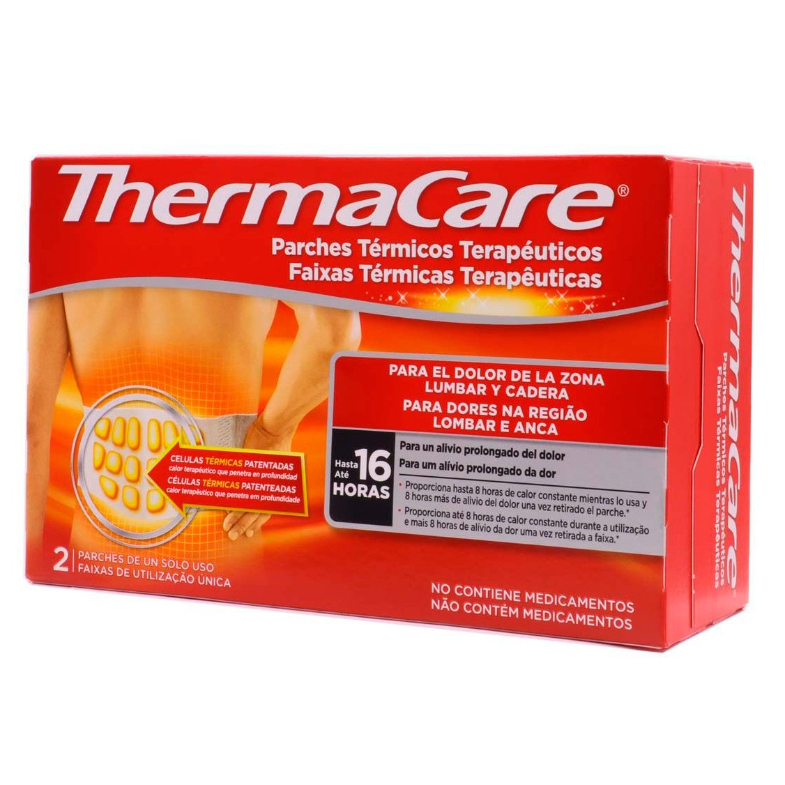 Imagen de Thermacare Parches Térmicos Lumbar/Cadera 2u