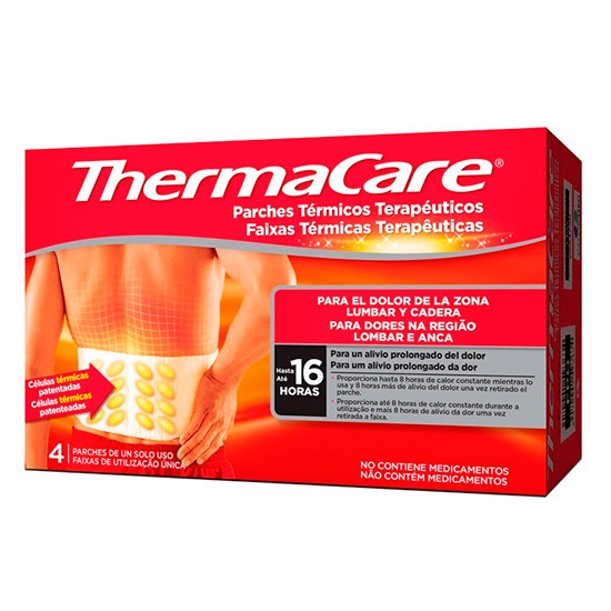 Imagen de Thermacare Parches Térmicos Lumbar/Cadera 4u