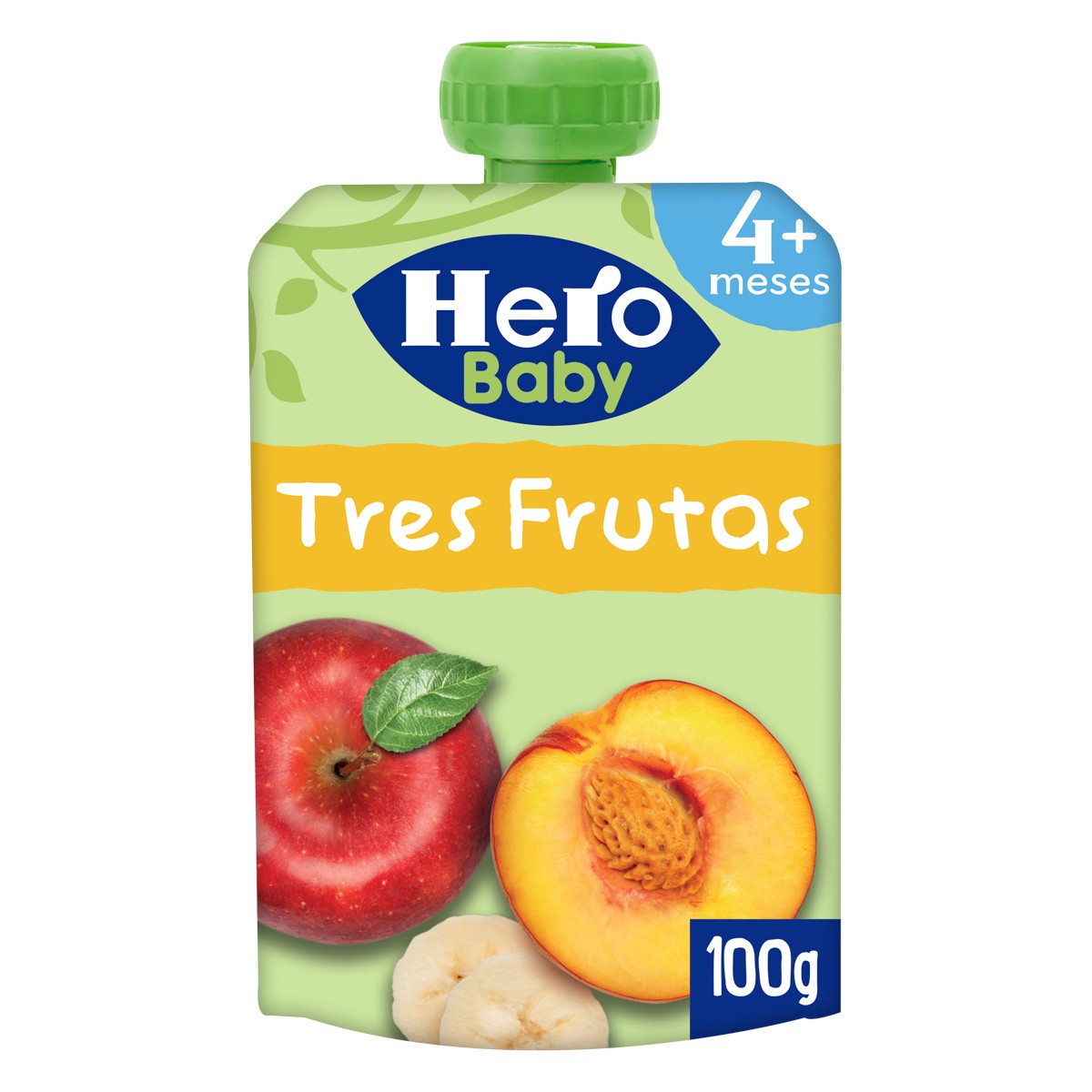 Imagen de Hero bolsita eco de melocotón, manzana y plátano 100g