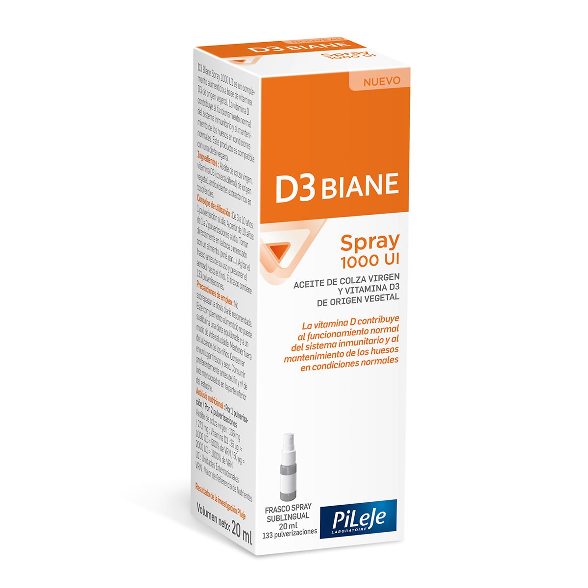 Imagen de Pileje D3 biane spray 20ml