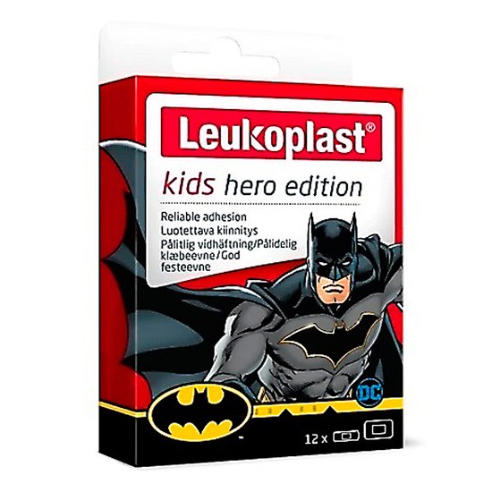 Imagen de Leukoplast Kids Hero Edition Batman apósitos 12u