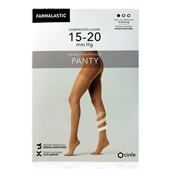 Imagen de Farmalastic Panty Ligero talla M camel