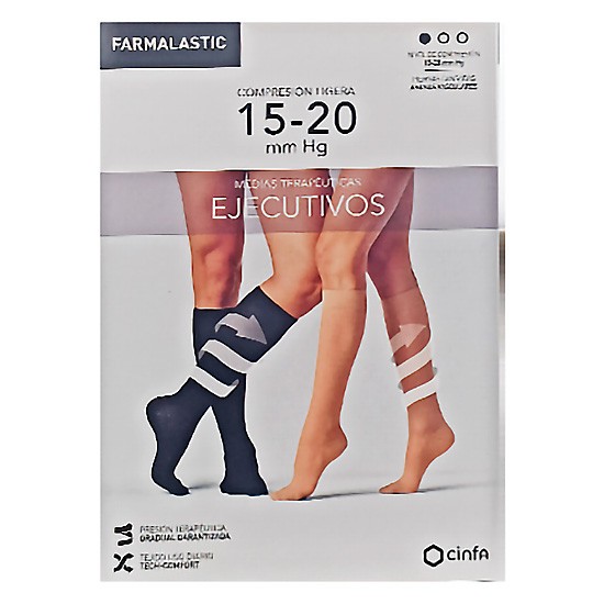 Imagen de Farmalastic Calcetín Ejecutivo Señora Ligera talla M camel