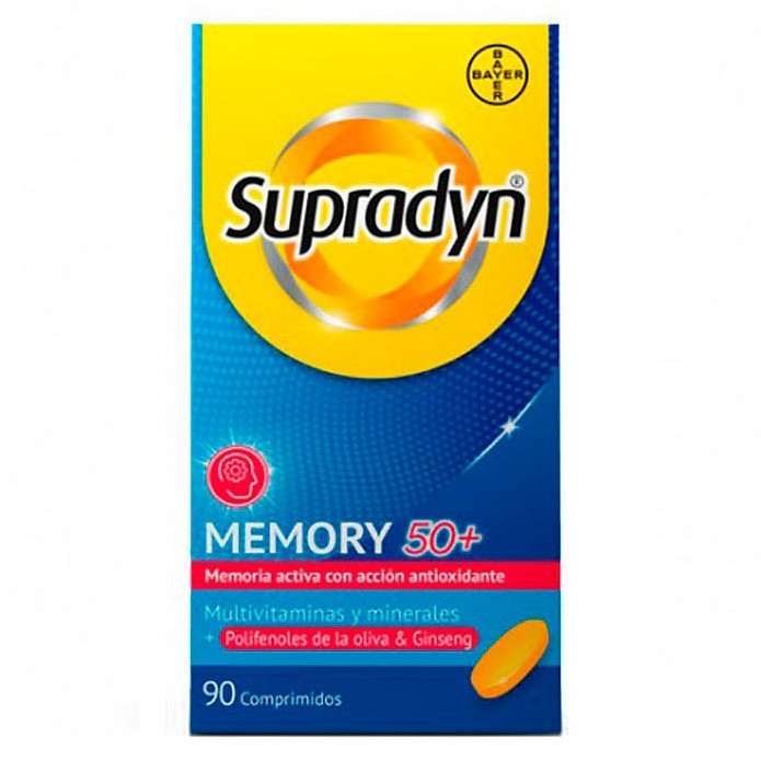 Imagen de Supradyn memory 50+ 90 comprimidos
