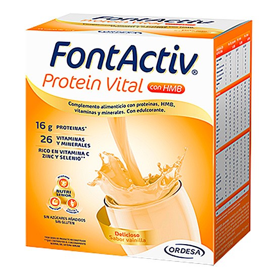 Imagen de Fontactiv protein vital vainilla 14 sobres