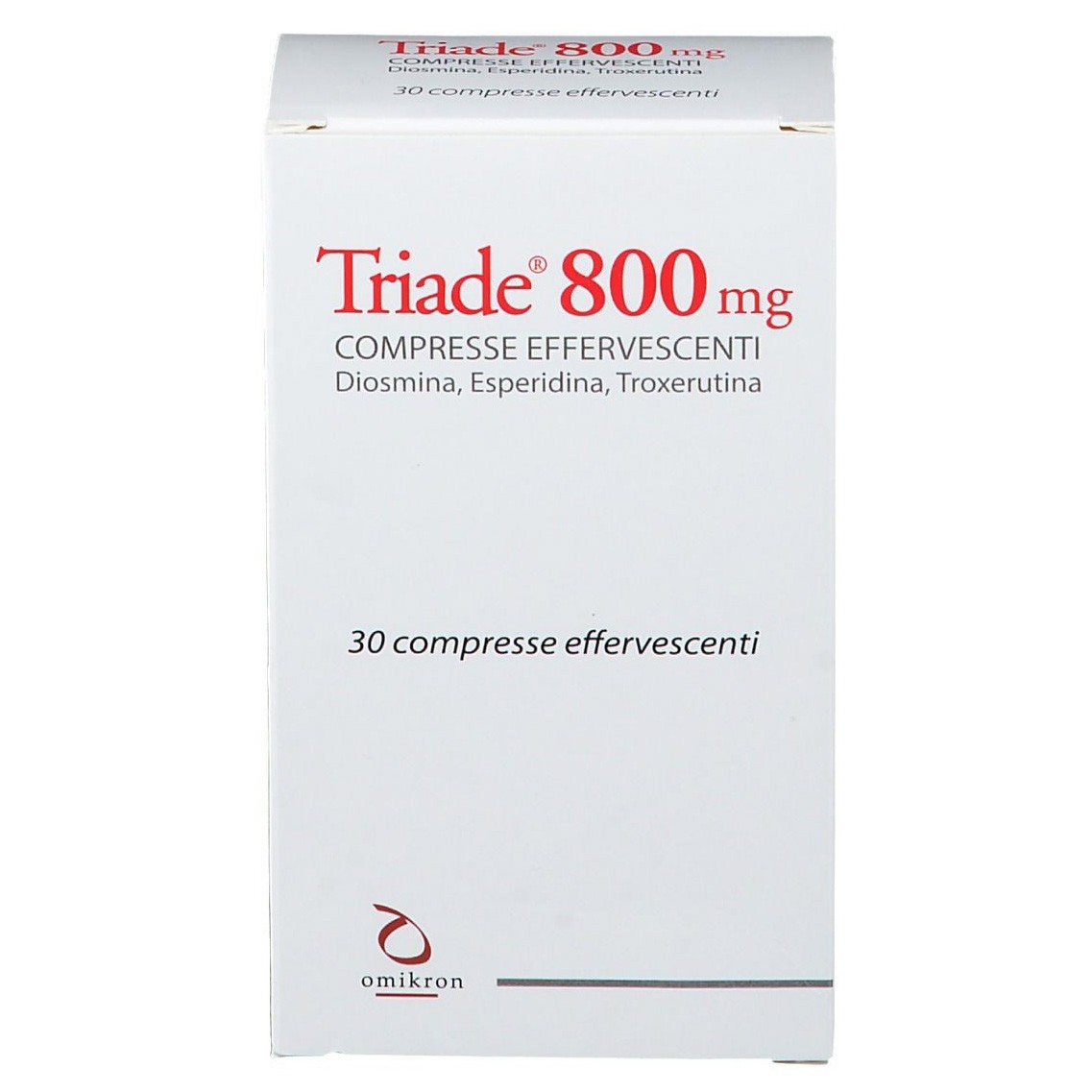 Imagen de Triade 800 mg 30 comprimidos efervescentes