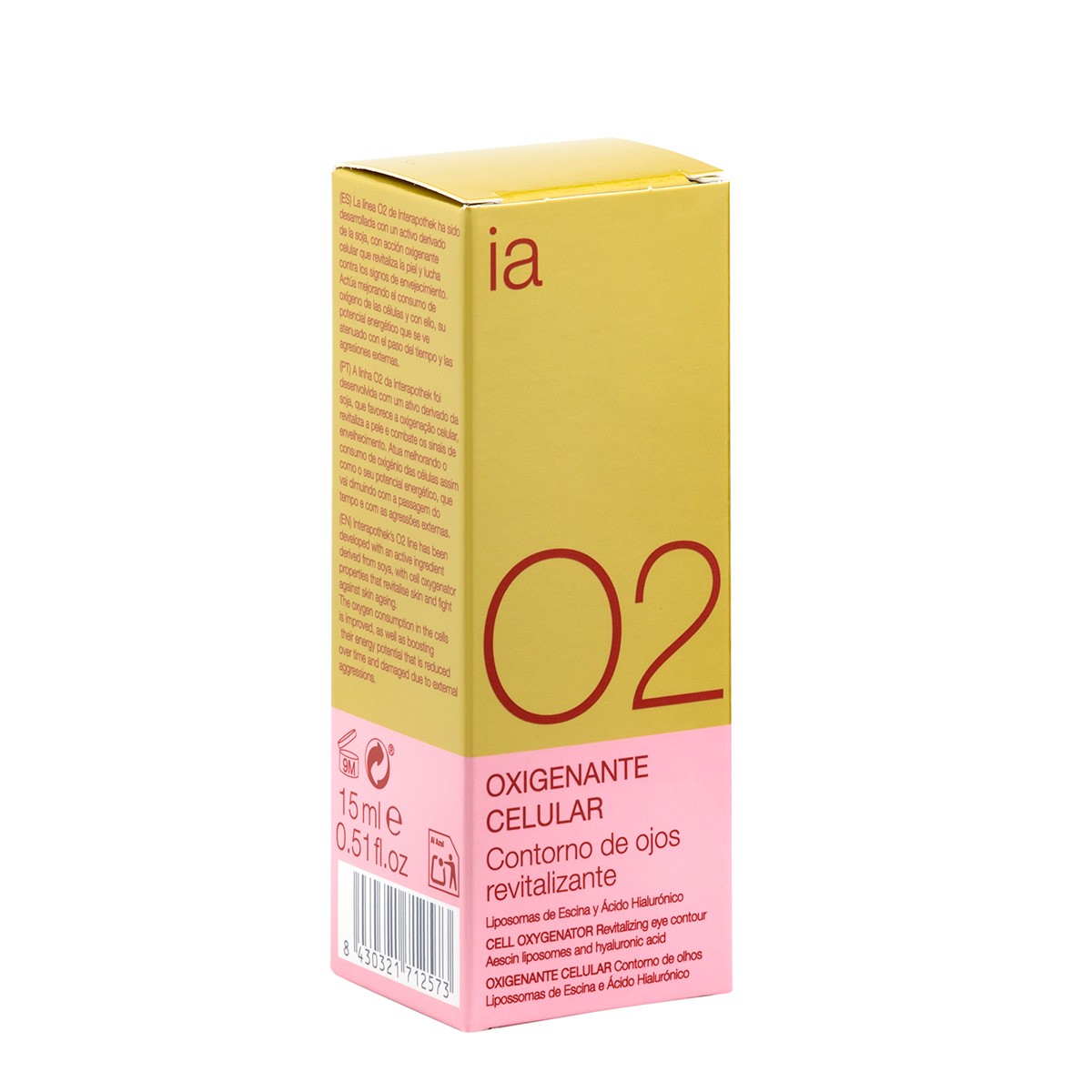 Imagen de Interapothek contorno de ojos revitalizante O2 15ml