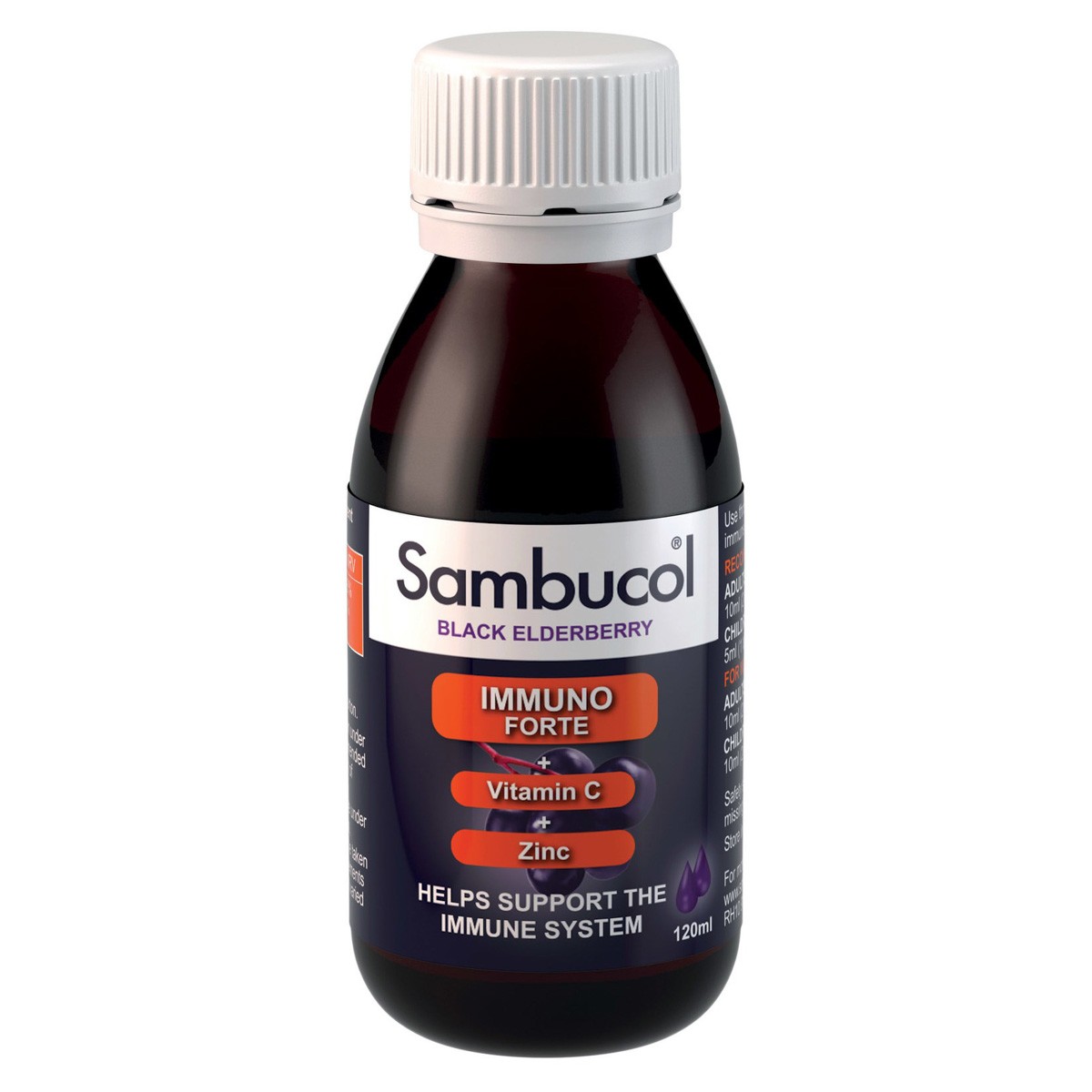 Imagen de Sambucol immuno forte jarabe 120ml