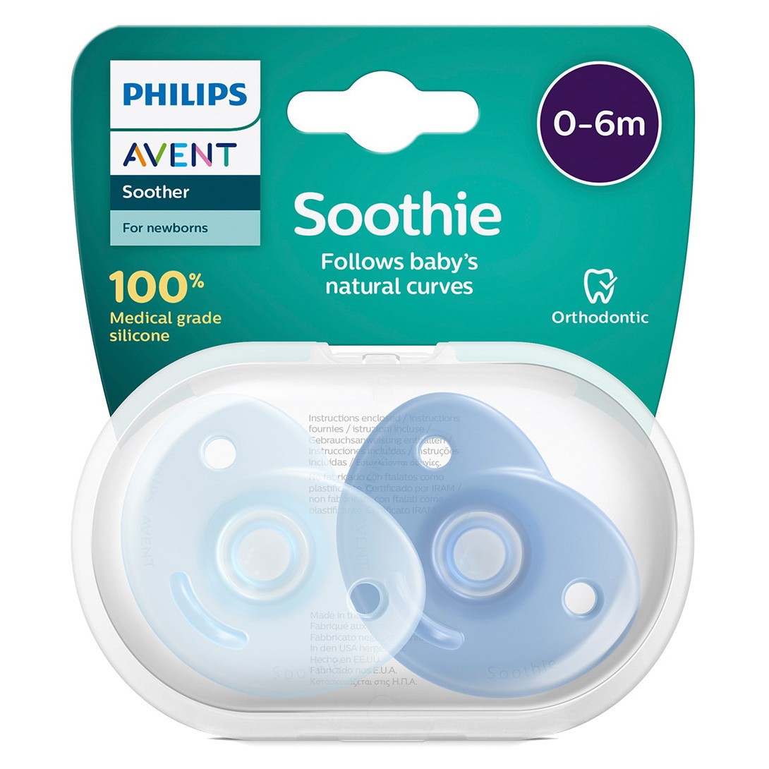 Imagen de Avent chupete soothies silicona 0-6 meses niño