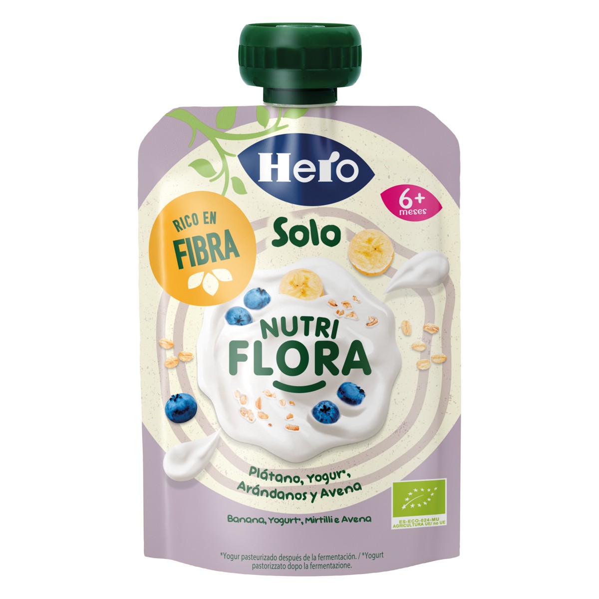 Imagen de Hero Baby Solo Eco Platano Arandano Yogur 100gr