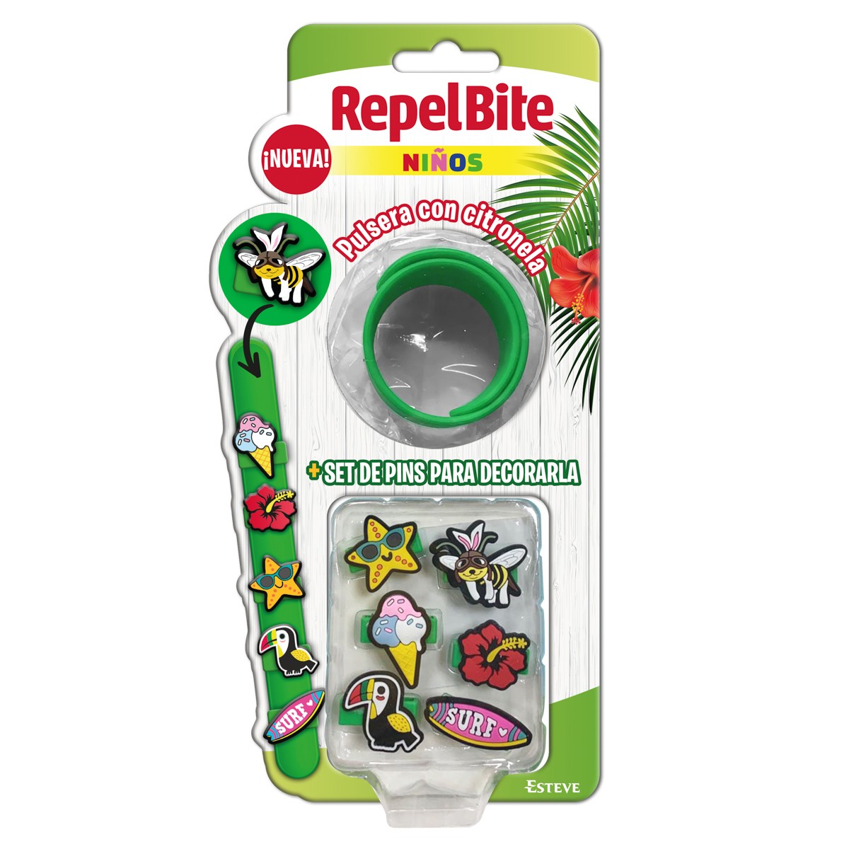 Imagen de Repel bite Natural pulsera para niños 1u