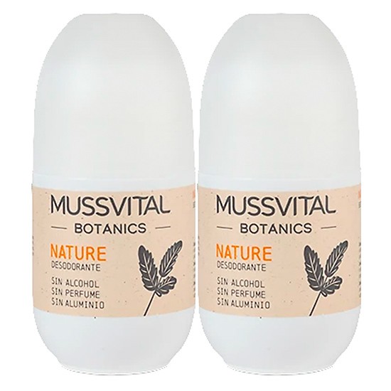 Imagen de Mussvital Botanics Nature desodorante duplo 75ml+75ml