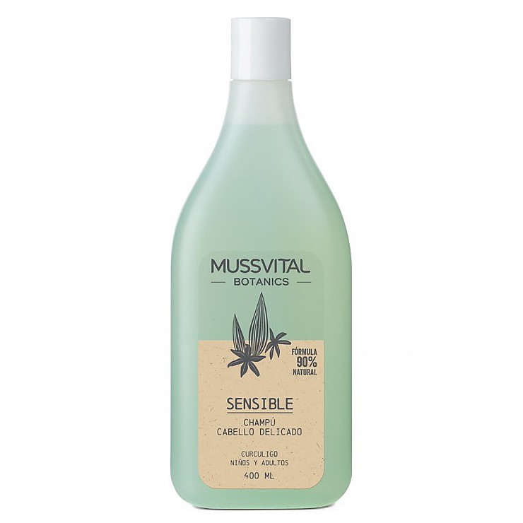 Imagen de Mussvital Botanics champú para cabello sensible 400ml