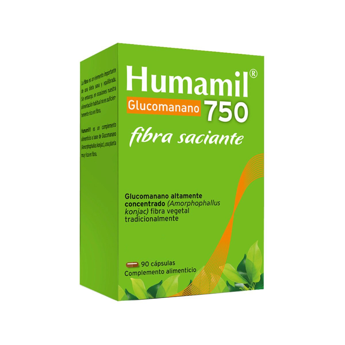 Imagen de Humamil 750mg 90 cápsulas