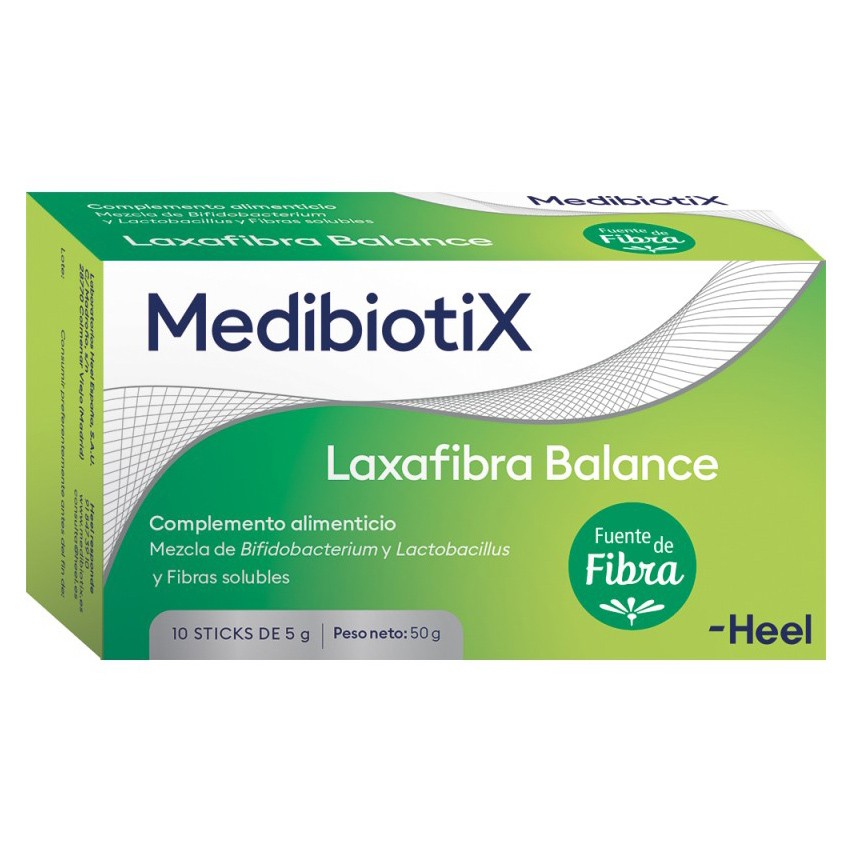 Imagen de Mediobiotix Laxafibra Balance Heel 10 sticks