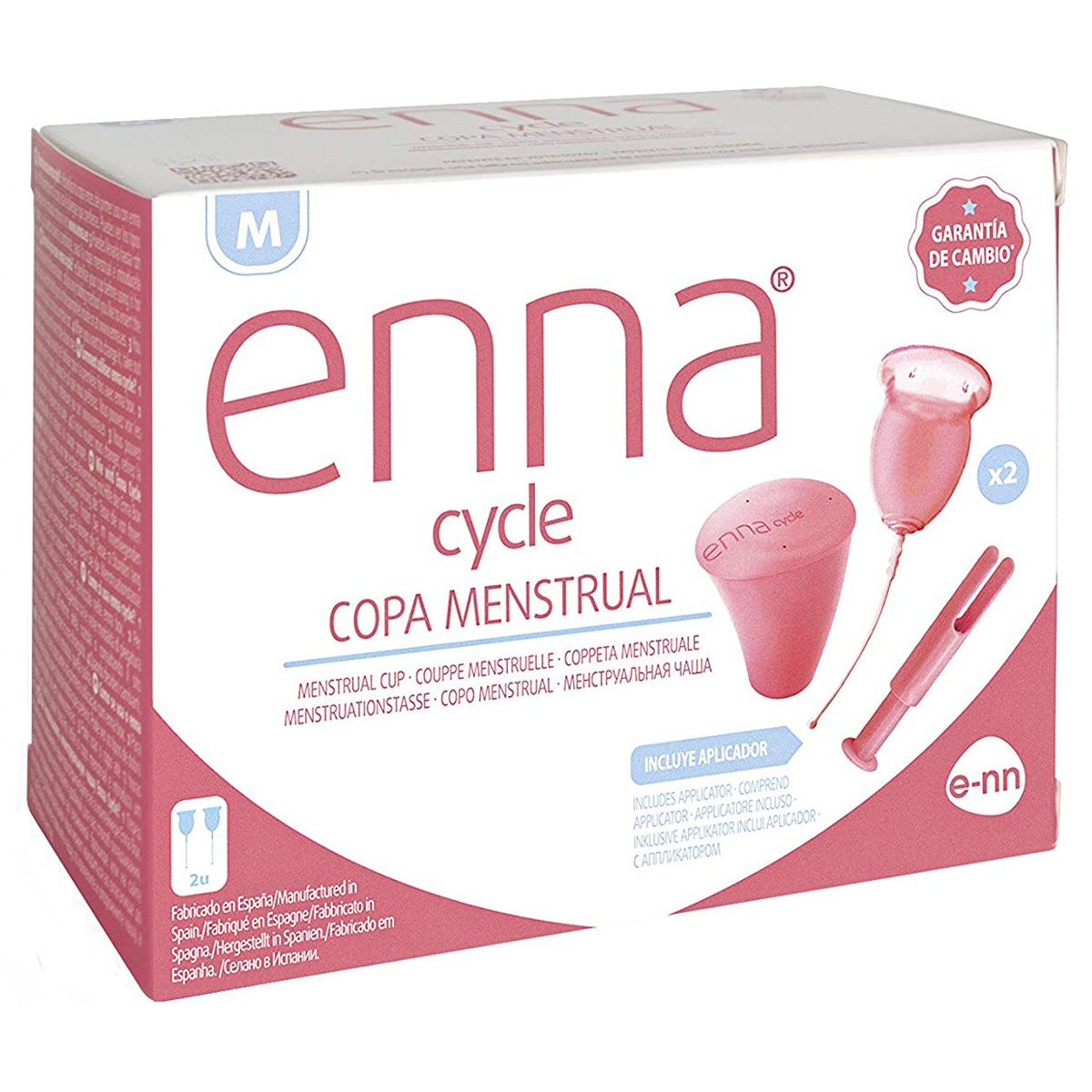 Imagen de Enna Cycle copas menstruales + caja esterilizadora 2u