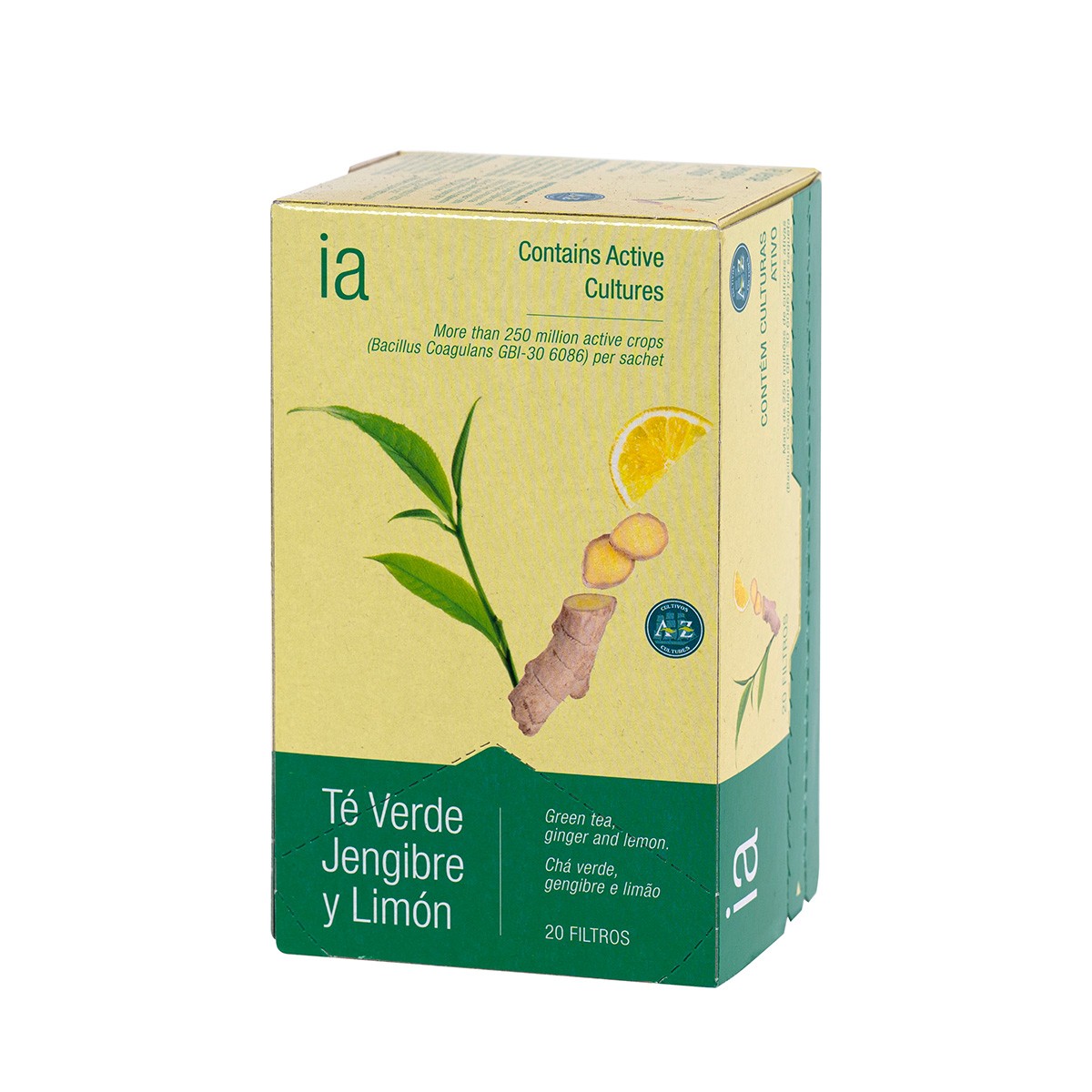 Imagen de Interapothek té verde con jengibre infusión 20uds