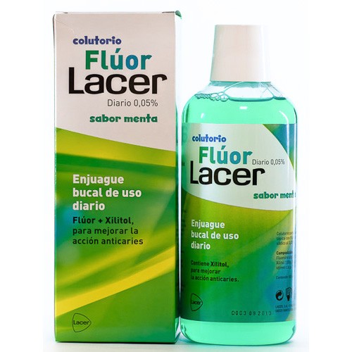 Imagen de Lacer Colutorio Fluor Menta 0,05 500ml