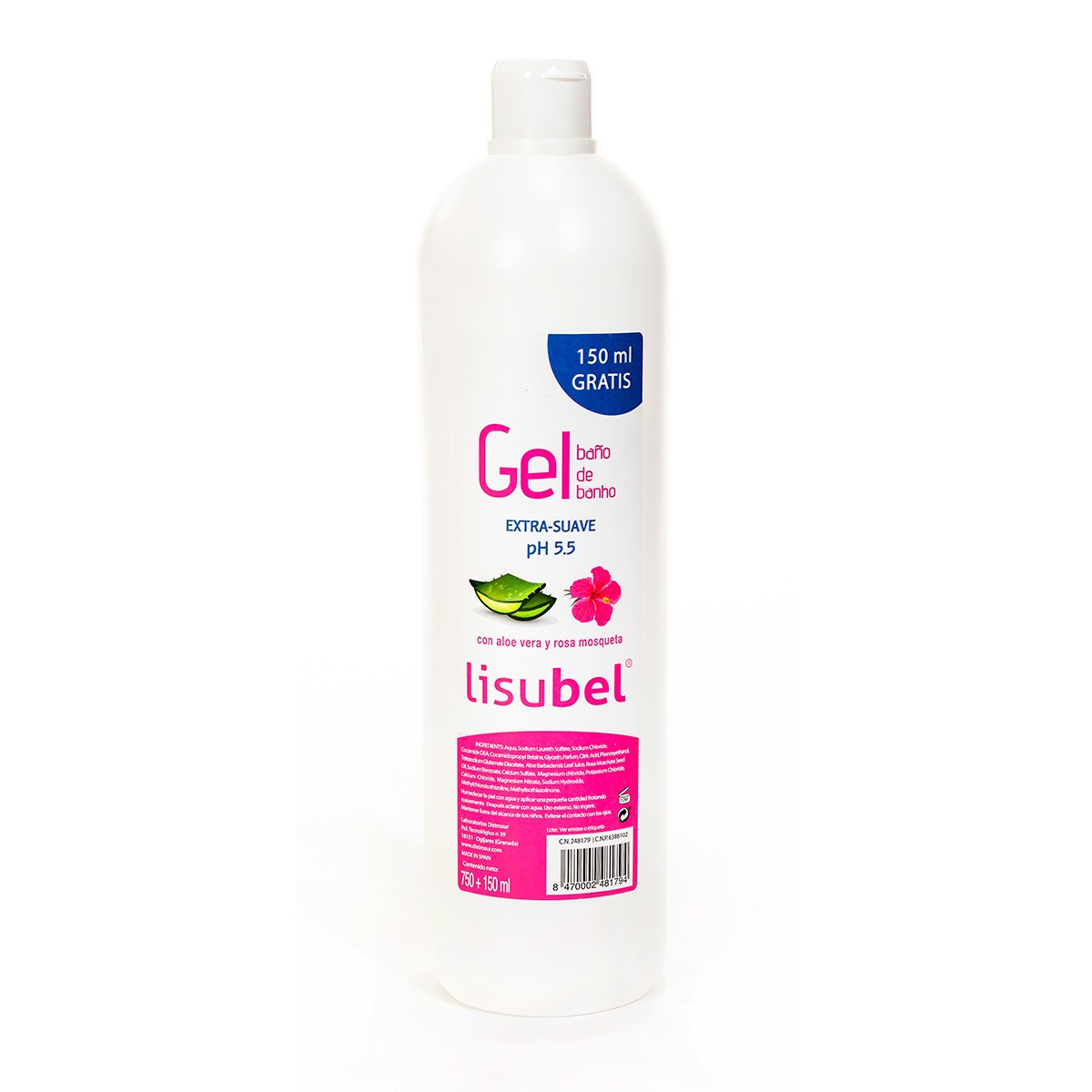 Imagen de Gel de ducha lisubel extrasuave 900ml