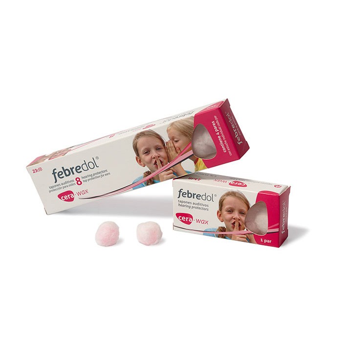 Imagen de TAPONES OIDO FEBREDOL CERA 8 UDS.