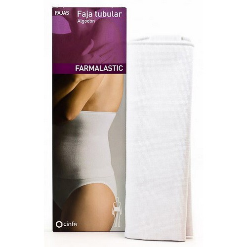 Imagen de Farmalastic faja tubular algodón blanca talla 2