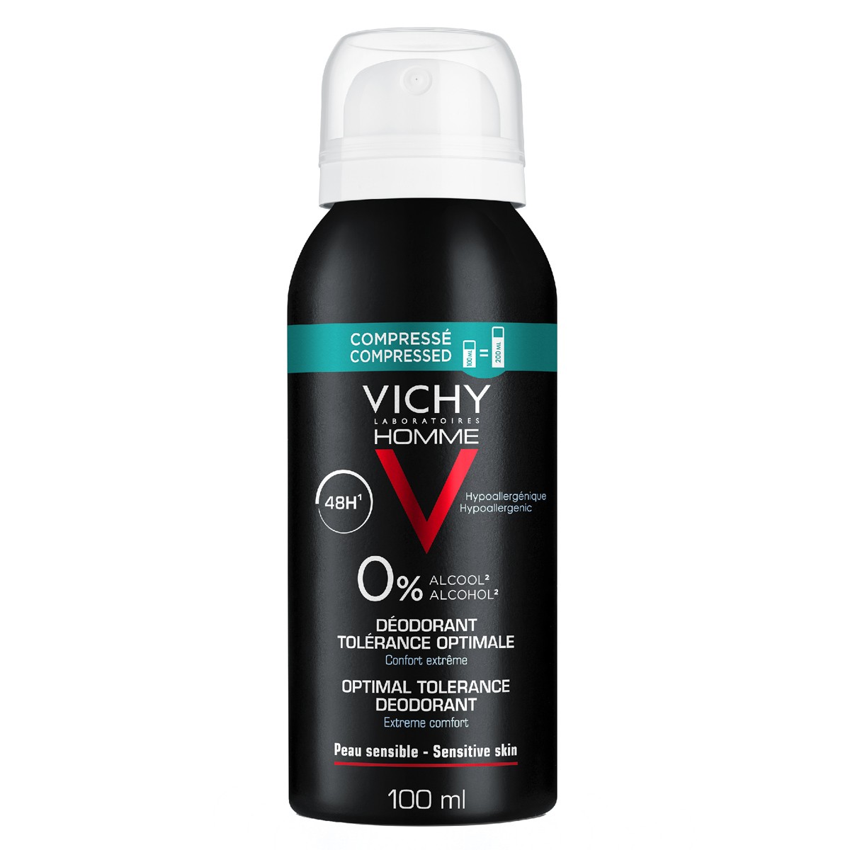 Imagen de Vichy Homme Desodorante spray sensitive 100ml