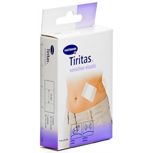Imagen de Hartmann Tiritas sensitive elastic 6cmx1m 1 rollo