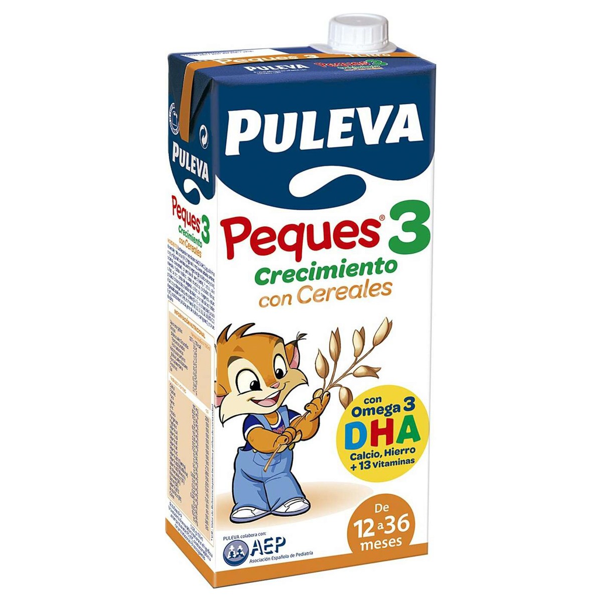 Imagen de Puleva peques 3 crecimiento cereal 6x1000ml