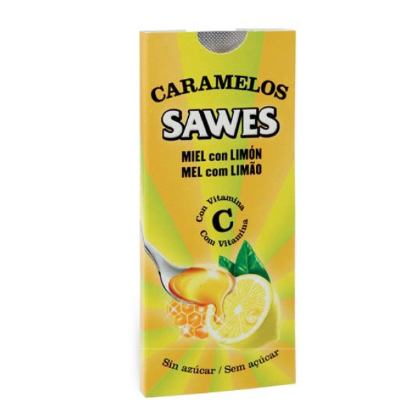 Imagen de CARAMELOS SAWES MIEL LIMON S/A. BLISTERS